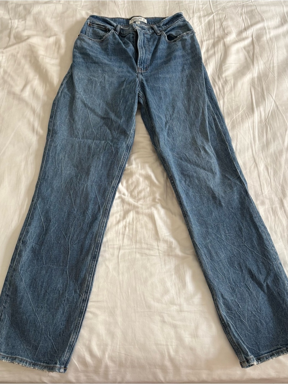 Abercrombie & Fitch The ‘90s Straight Ultra High Rise Curve Love 26/2R